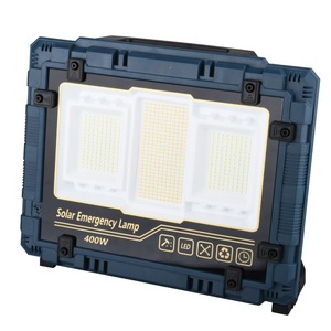 Solar Powered Split Floodlight <b>Led</b> <b>Work</b> <b>Light</b> Type C Rechargeable Camping Lighting With Stepless Dimming And External Battery - Product Image 3