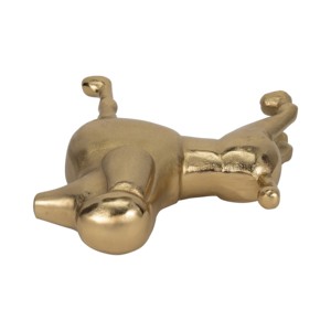 Statua Moderna di Barboncino, Figurina Decorativa in Metallo, Scultura Ornamentale per Mensole e Tavolini da Caffè - Product Image 6
