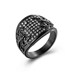 Fashionable Retro Scorpion <b>Titanium</b> Steel <b>Ring</b> For <b>Men</b> Micro Pave Insect Design Gift Jewelry - Product Image 5