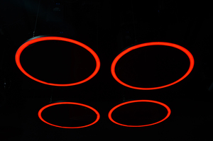 3M Kinetic LED Ring 300W RGBW Projection <span class=keywords><strong>Lights</strong></span> pour Bar Club DJ Disco Concert Show - Product Image 4