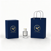 Flacon de parfum en verre rond rechargeable de haute qualité, boîte cadeau en forme de livre au design personnalisé pour l'emballage de marques de parfum