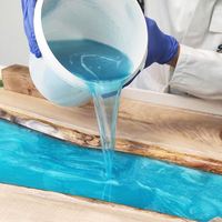 Résine époxy liquide transparente pour coulage profond, pour tables en bois style rivière, produits époxy pour dessus de table, adhésifs et produits d'étanchéité