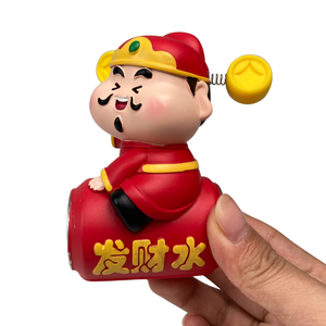 OEM ODM Anime personalizzato Kawaii resina PVC Action Figure carino Caishen <span class=keywords><strong>dio</strong></span> della ricchezza regali Souvenir per bambini adulti - Product Image 6