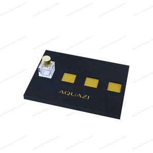 Custom Black Countertop Portable Acrylic <strong>Perfume</strong> Display <strong>Stand</strong> for Exclusive Stores - Product Image 4