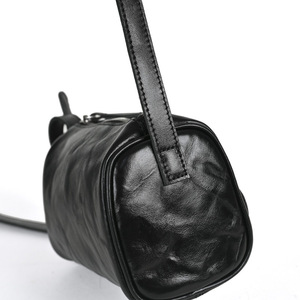 Ando <b>Bag</b> <b>Genuine</b> <b>Leather</b> Barrel Crossbody <b>Bag</b> Small Cowhide Shoulder <b>Bag</b> - Product Image 3