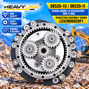Boîte de vitesses de réducteur d'orientation d'excavatrice LS32W00020F1 pour SK520-10 SK520-11 Acera Mark 10 Pièces Kobelco - Product Image 4
