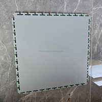 Dalles de sol modulaires en PVC étanches et anti-rayures, à emboîtement, pour entrepôt, salle de sport, salle d'exposition, garage