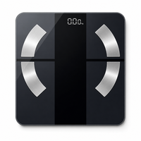 Balance connectée intelligente OEM 180 kg avec analyse de la composition corporelle et Bluetooth, balance électronique numérique pour salle de bain