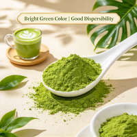 Poudre de Matcha Premium 3A 30g/Boîte – Étiquette Personnalisable – Poudre de Matcha Pure pour Bubble Tea, Latte, Crème Glacée, Pâtisserie