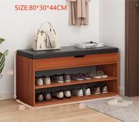 Meubles de salon modernes et économiques : Étagères et armoires à chaussures en bois extensibles, multifonctionnelles, gain de place, rangement pour entrée