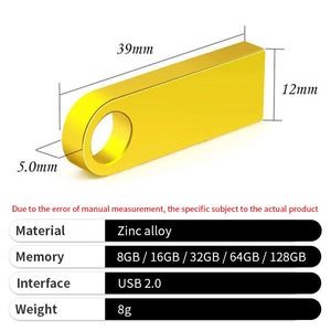 Memoria USB Personalizada con Logotipo Impreso en Zinc de 64 GB para Promociones de Automóviles y Empresas - Product Image 2