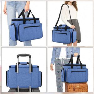 Échantillon gratuit Sac de transport pour machine à coudre avec rembourrage amovible, étui de voyage pour machine à coudre et accessoires - Product Image 6