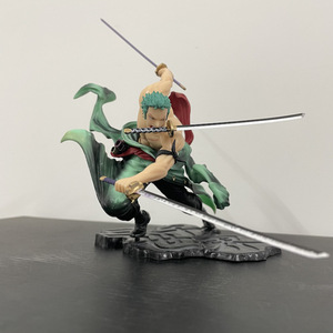 Figura de acción de anime en 3D de PVC, <span class=keywords><strong>serie</strong></span> <span class=keywords><strong>Luffy</strong></span> Roronoa Zoro, figuras de anime, kits de garaje, juguetes de Onesc, modelo de juguete ensamblado - Product Image 2