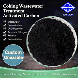 פחם פעיל אבקתי 800 ערך יוד, בעל תקן ISO 9001, פחם אנתרציט נינגשיה לטיפול בשפכים, ידידותי לסביבה - Product Image 1