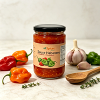 Rouleau d'autocollants adhésifs personnalisés en papier kraft résistant aux UV et à l'eau pour étiquettes de pots de sauces piquantes, condiments et épices, autocollants pour sauces chili