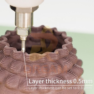 Conceptions pour l'impression avec argile goutte à goutte machine d'impression <span class=keywords><strong>3d</strong></span> vase en céramique impression personnalisée - Product Image 2