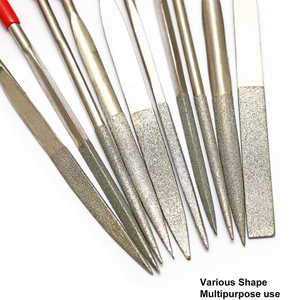 Kim Cương Nut Guitar Băn Khoăn Tập Tin Bộ Sửa Chữa Đàn Guitar Bộ Công Cụ Luthier Gồm 10 Chiếc - Product Image 5