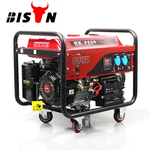 BISON CHINA Lessnoise Portable Generator 8Kw Silent Gas Single Phase Electric Start Generator