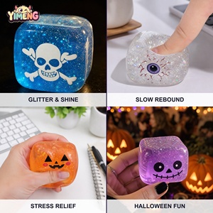 Chauve-souris Squishy Personnalisée d'<span class=keywords><strong>Halloween</strong></span> Effrayante à Remontée Lente, Anti-stress, Jouet Sensoriel Mignon Extensible, Cadeau pour Enfants et Adultes, à Presser - Product Image 4