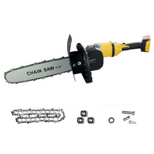 Portable 11.5in Battery-Powered <b>Angle</b> Chain Saw Adapter Set Industrial DIY Wood <b>Cutting</b> <b>Tool</b> Kit - Product Image 4