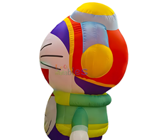 Vente en gros ballon gonflable de décoration d'événements de poupée de dessin animé Doraemon pour la publicité