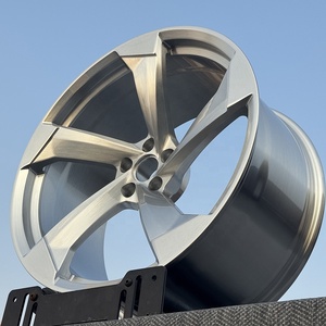 Tùy chỉnh 17 18 19 20 21 22 inch 5x120 5x112 chải Bạc sâu lõm hợp kim giả mạo bánh xe cho Audi A8 S8 rs8 A7 A6 A4 Q5 Q8 - Product Image 3