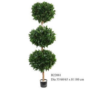 Plante artificielle et <span class=keywords><strong>fleur</strong></span> et arbre de baie de végétation, topiaire de buis en Pot, fausse plante pour la décoration de la maison - Product Image 5