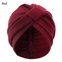 Nouveau foulard, turban et bandana en coton et élasthanne à motif gaufré pour femme, style ethnique indien, pour le sport et les jeux