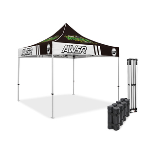 定制户外商用铝帐篷市场帐篷广告折叠弹出式露台2C2M 3X3M天篷帐篷 - Product Image 1