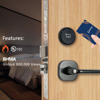 Sistema de Cerradura de Puerta de Hotel con Tarjeta RFID, Tipo Dividido, Impermeable, Antirrobo, Software Offline para Resorts, Gran Venta 2026