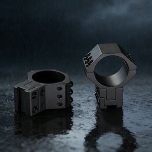 Anneaux de montage pour lunette BANGBANG en aluminium, réglables en hauteur centrale, pour rail de 11 mm - Product Image 2