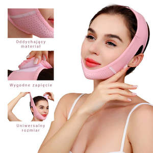 Peredam dagu ganda Masker Pengangkat garis V, dapat digunakan kembali tali pelangsing wajah sabuk pengangkat KECANTIKAN & produk perawatan pribadi - Product Image 6