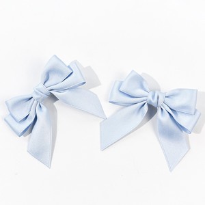 Barrettes à nœud papillon pour filles, couleurs unies, nœuds en ruban, épingles à cheveux, magnifiques pinces à cheveux, accessoires de coiffure de boutique, vente en gros - Product Image 5