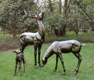 Met De Hand Gegraveerde Sculpturen Van Mensen En Dieren Bronzen Metalen Ambachten - Product Image 6