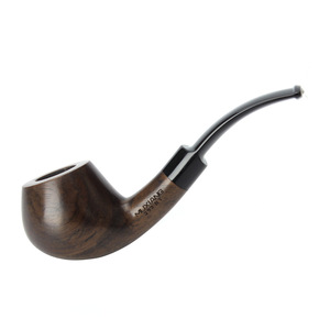 MUXIANG Wooden Tobacco Pipe Bent Shape Handmade Solid Wood Smoking Pipe For Personal Gift - Product Image 5