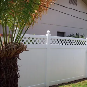 6ft x 6ft PVC גידור סיטונאי לבן צבע חיצוני סריג שחייה בריכת גדר