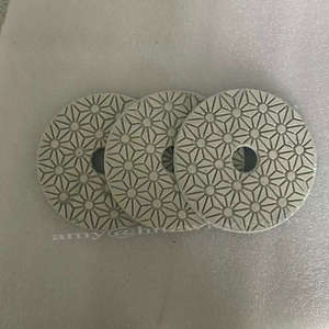 <span class=keywords><strong>Polisseuse</strong></span> flexible humide de 100mm de diamètre avec outil de meulage de pierre à main OEM personnalisable en 3 ou 7 étapes avec tampons de polissage - Product Image 4