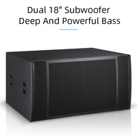Subwoofer de 18 pulgadas, 12 pulgadas, equipo de sistemas de sonido de gama media, altavoz profesional