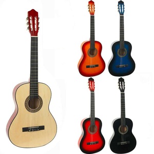 Chitarra Classica per Bambini Economica per Principianti, Corpo in Legno di Tiglio, Marca Personalizzata, Corde in Nylon, Strumento Musicale Conveniente in Vendita - Product Image 6
