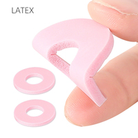 6/9 pièces de patchs protecteurs invisibles pour les pieds, en latex doux rose, ronds/ovales, respectueux de la peau, anti-frottement, pour la protection des cors et des callosités