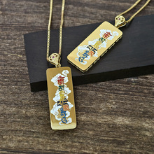 Pendentif amulette Thangka Tara Verte Zakiram, Bodhisattva Manjushri Samantabhadra, chaîne en bambou, collier amulette Nata Bouddha - Product Image 3