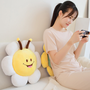 Peluche de Felpa con Diseño de Cara Sonriente en Forma de Flor, Ultra Suave y Esponjoso, Juguete de Peluche <span class=keywords><strong>para</strong></span> <span class=keywords><strong>Novia</strong></span> - Product Image 5