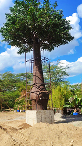 Grande Albero Artificiale di <span class=keywords><strong>Tiglio</strong></span> da 8M per Esterni, Palma Reale di Frutto del Pane, Albero di Banyan in Plastica Simulato - Product Image 6