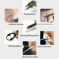 Pince hémostatique de positionnement pour ponction, en acier inoxydable Liqi, vente en gros transfrontalière, pince pour kit de perçage