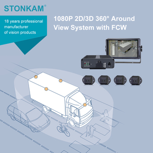 STONKAM-Sistema de Monitoreo de Vista envolvente 3d, 1080P, cámara 3d de 360 grados, sistema de vista de pájaro con advertencia de colisión delantera - Product Image 2