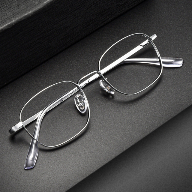 Jiojew Ultra Light Premium Square Prescription Eyewear Eyeglasses Beta Titanium Eye Glass Optical Frames for Women