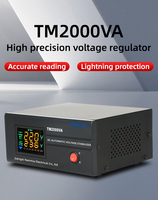 Protecteur d'appareil ménager SVC-D 1500VA & 2000VA Régulateur de tension d'entrée 100V-270V avec sortie de contrôle de relais 220V/110V