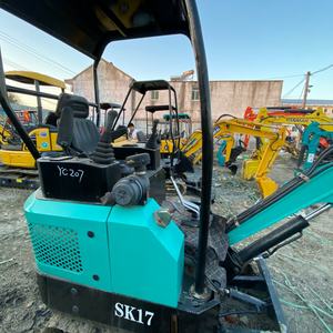 Mini-excavatrice domestique durable et économe en carburant pour le jardinage - Excavatrice sur chenilles d'occasion Kobelco SK17 japonaise de 1,7 tonne - Product Image 5