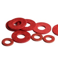 Kit de rondelles plates en fibre de papier d'acier rouge rondelle d'isolation assortie M2 M3 M4 M5 M6 M7 M8 tailles rondelles