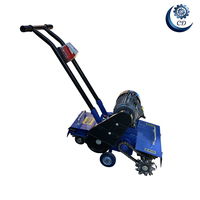 Machine de décapage de résidus de béton pour le nettoyage des coins près des murs sans angle mort pour le traitement du béton après coulage